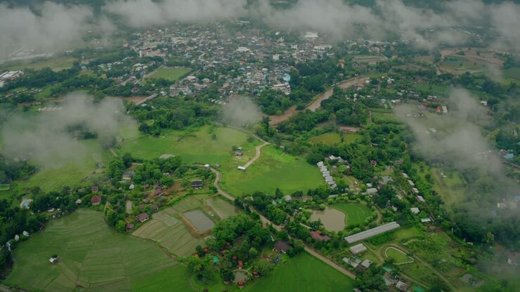 Pai City From Above