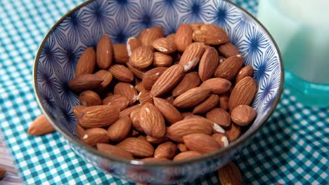 almonds in a bowl