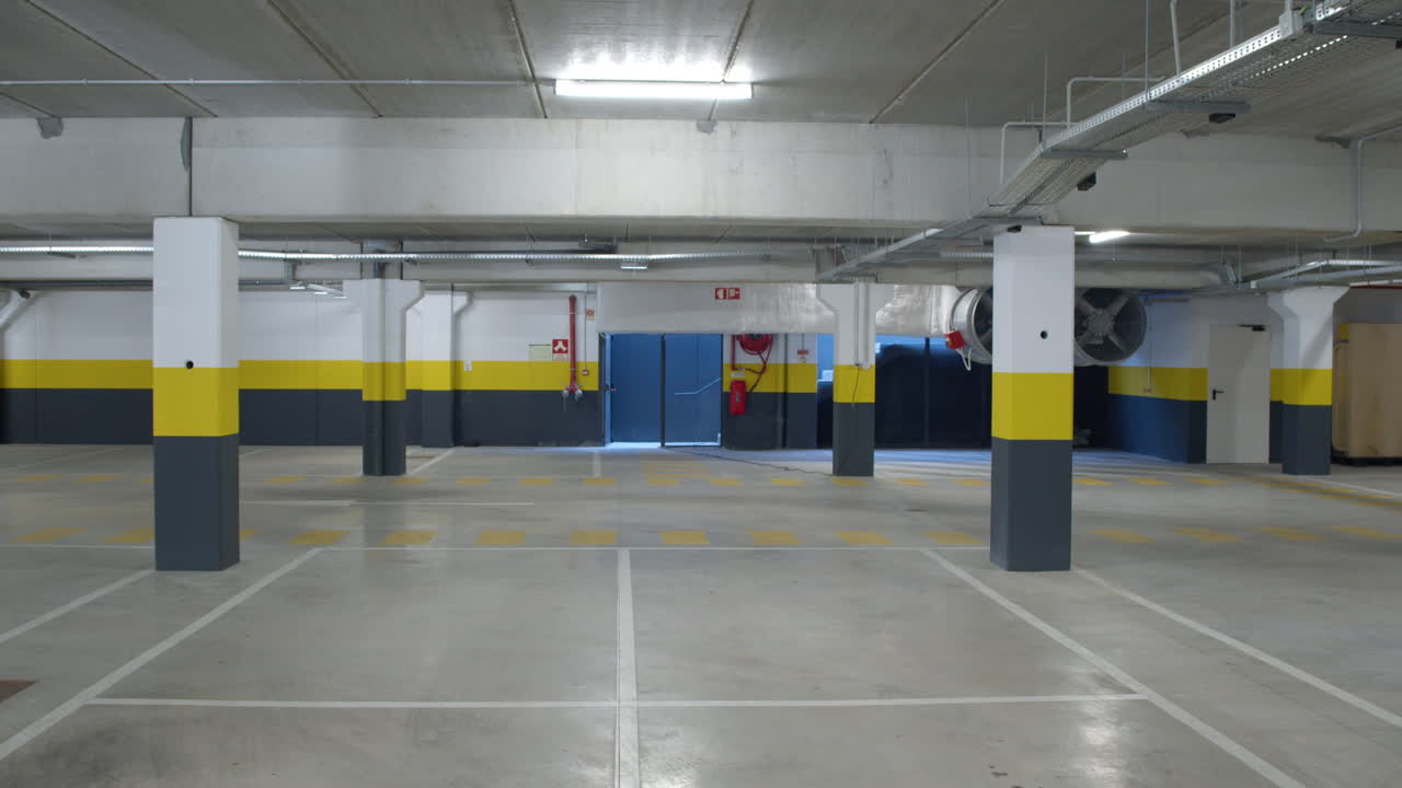 Estacionamiento subterráneo vacío