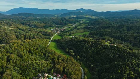 Dense-Thicket-And-Villages-View-From-The-Trakoscan-Castle-In-Croatia