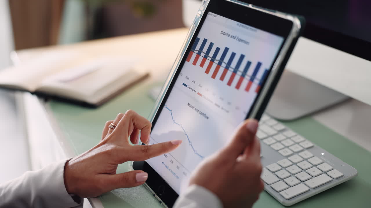 Analyzing Financial Data on a Tablet