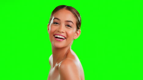 Woman,-beauty-and-skincare-by-studio-green-screen