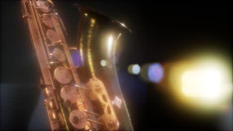 close up saxophone jazz instrument