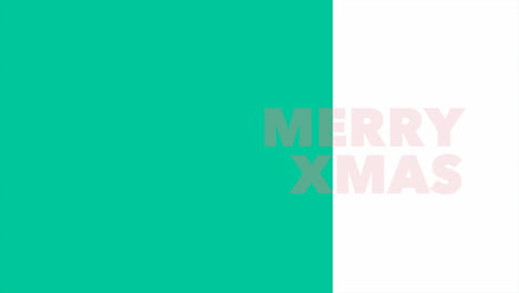 Texto-Moderno-De-Feliz-Navidad-Sobre-Fondo-Blanco-Y-Verde.