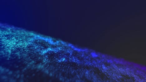 fondo de bucle de tecnología futurista, abstracto onda de línea moderna transferencia de datos ciberespacio. computadora ai concepto de inteligencia artificial.