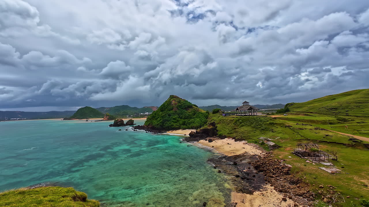 Bali nature landscape Pantai Seger Kuta Lombok white sand beach Indonesia Southeast Asia