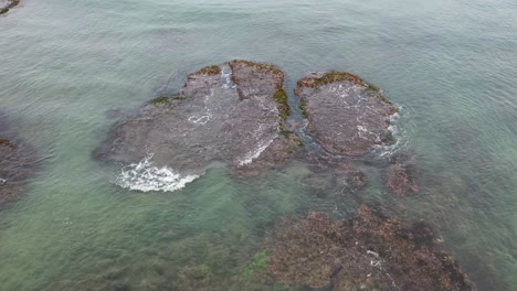 ocean rocks and waves