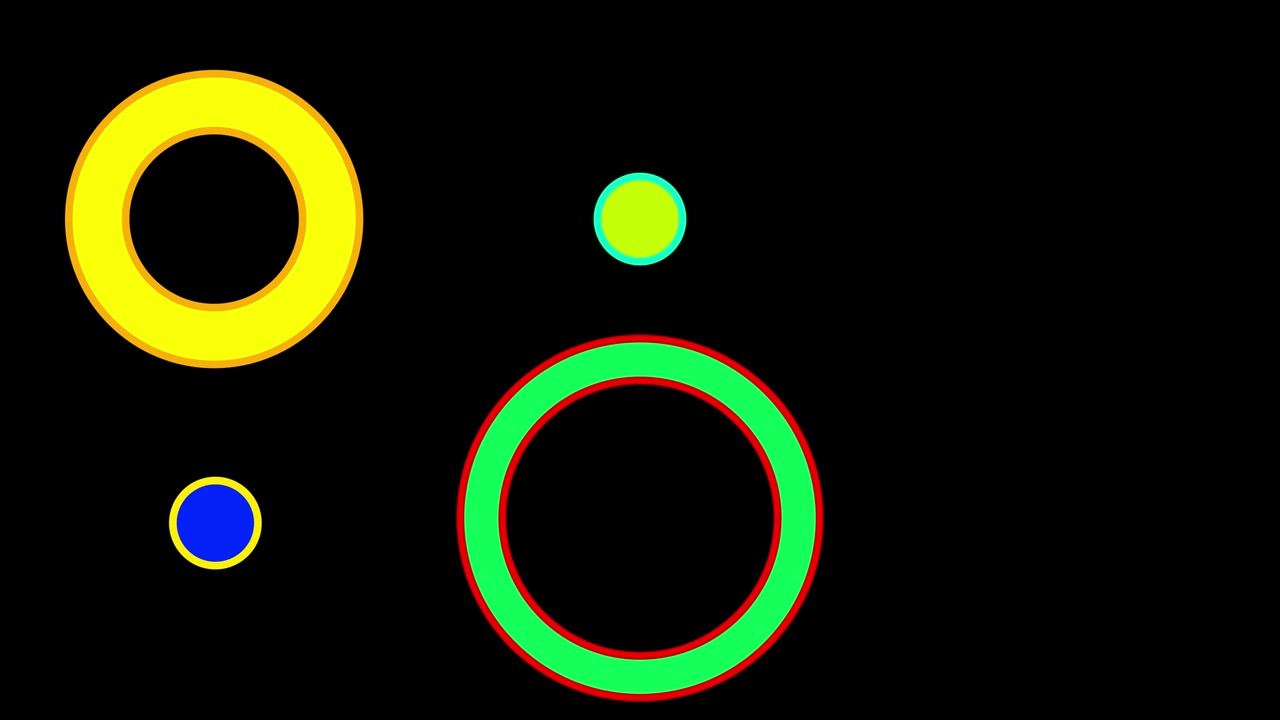Shape animation circle spreading motion graphics