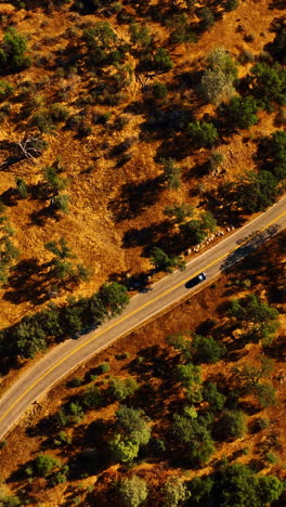 tourism mountain aerial scenic. summer sierra american national forest.