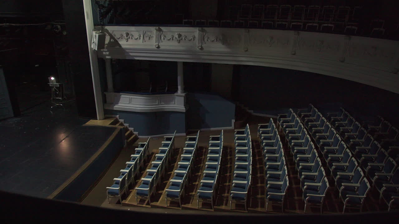 el interior del teatro