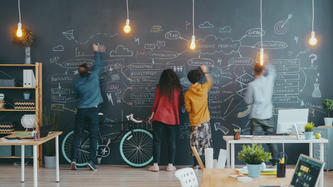 팀 브레인 스토밍 세션