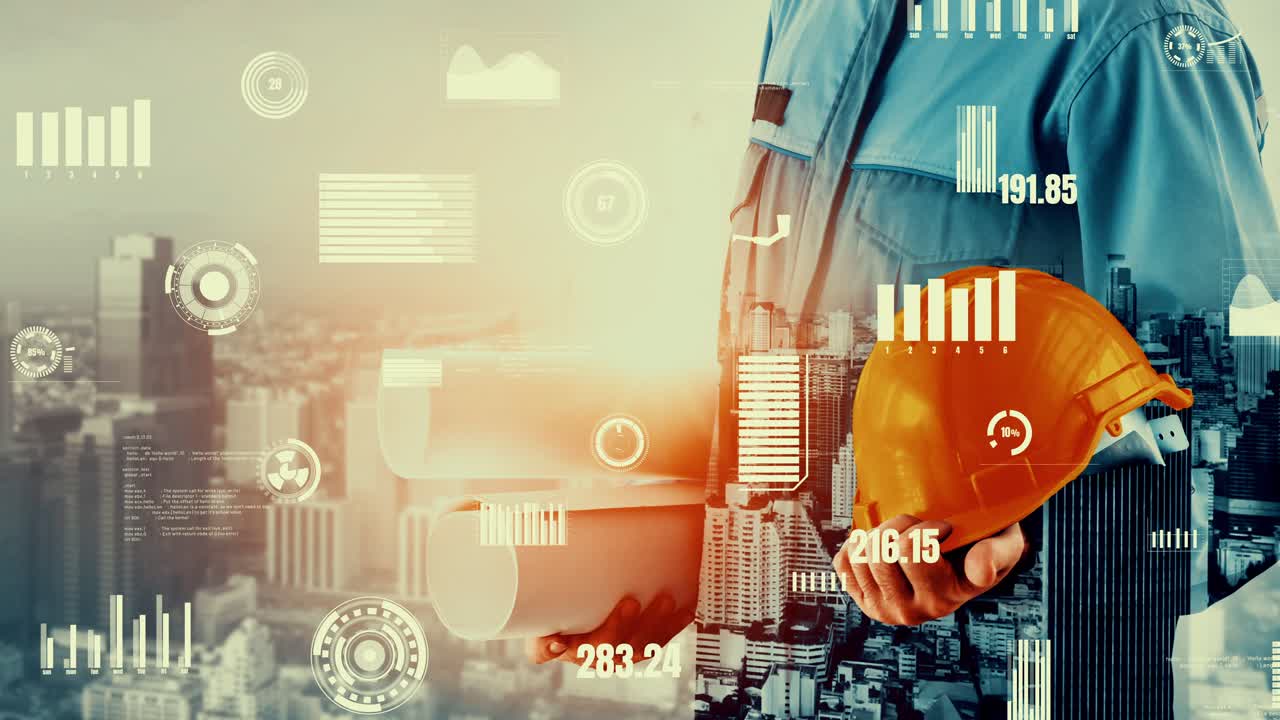 futura construcción de edificios y proyecto de ingeniería inventiva