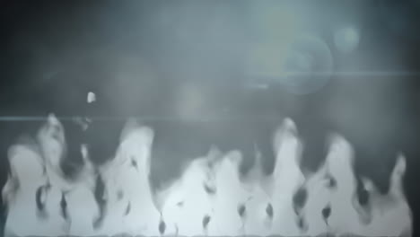 llamas de fuego sobre un fondo blanco