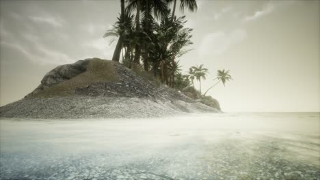 soft twilight of the amazing tropical marine beach