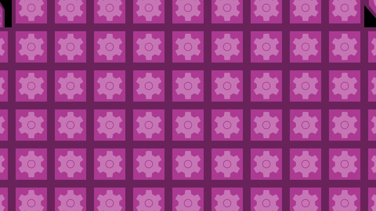 Purple Gears Pattern