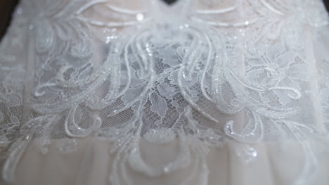 wedding dress detail close up shot 1