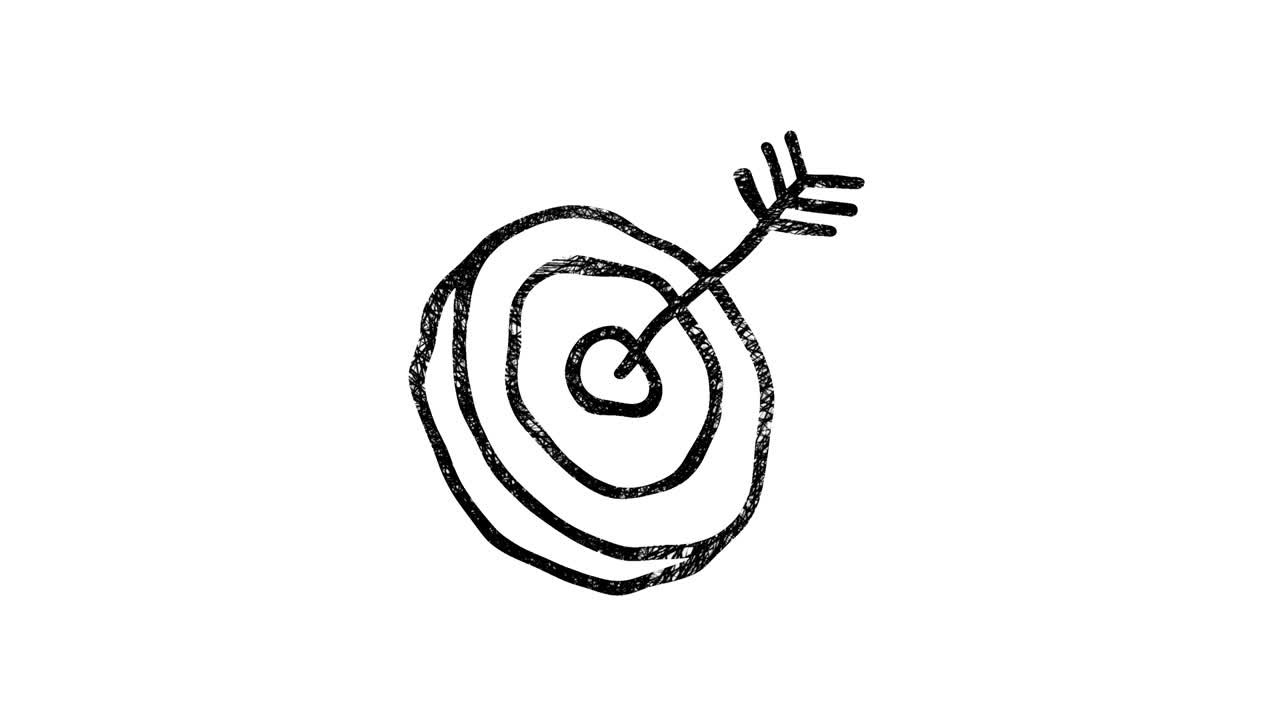 objetivo de negocio del cliente para el marketing. símbolo para el sitio web computadora y móvil. gráficos de movimiento