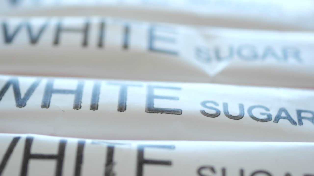 White Sugar Packets