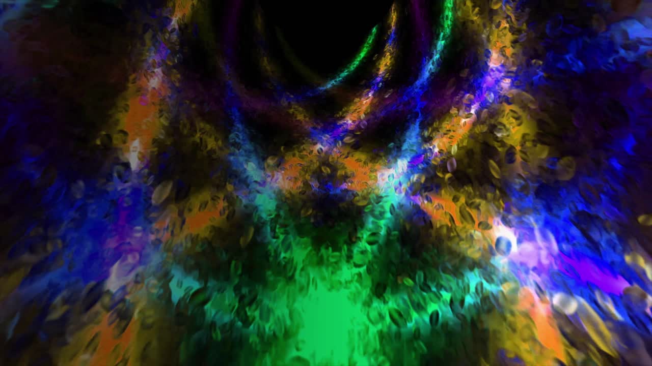 Abstract Tunnel colorato