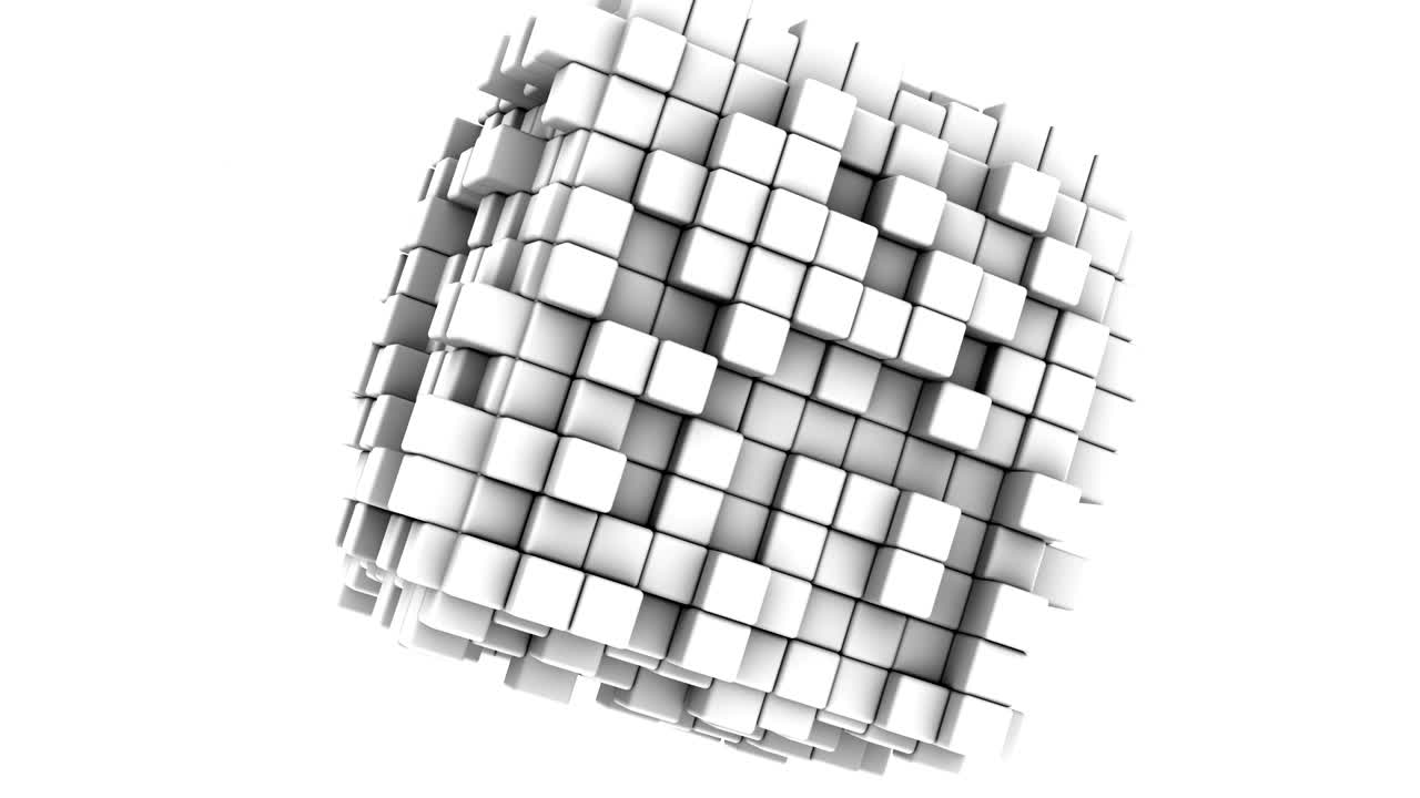 상자는 큐브를 형성합니다.