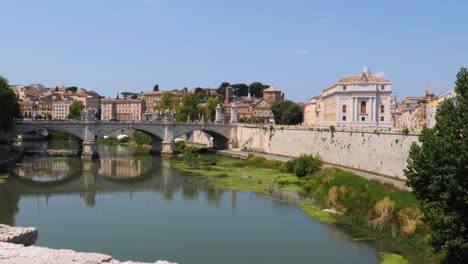 Ponte-Vittorio-Emanuele-Ii,-Puente-Sobre-El-Río-Tíber