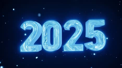 la cuenta atrás para la víspera de año nuevo 2025