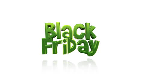 Green-Black-Friday-cartoon-text-on-white-gradient-color