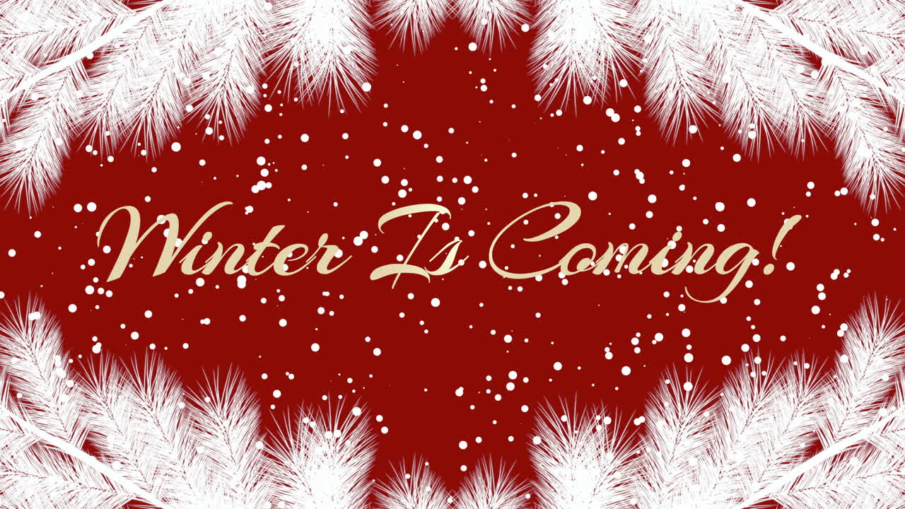 se acerca el invierno con nieve voladora en el cielo 1