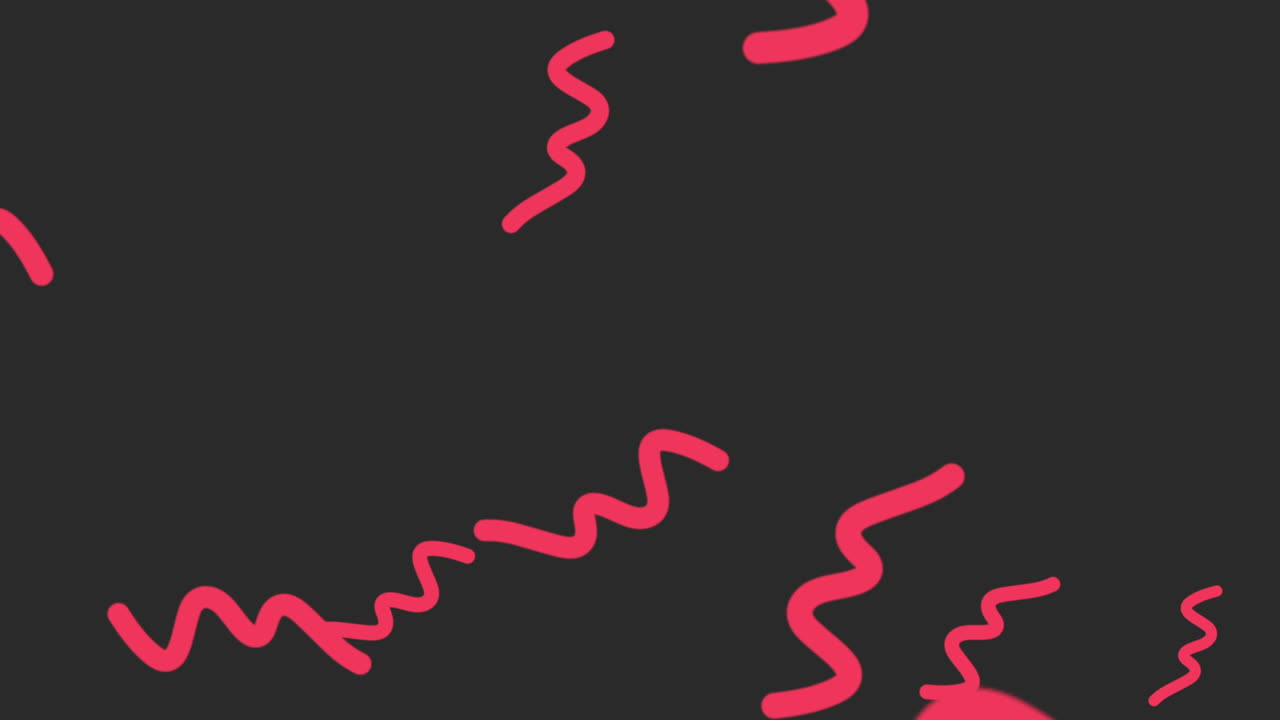 레드 라인 기하학적 패턴