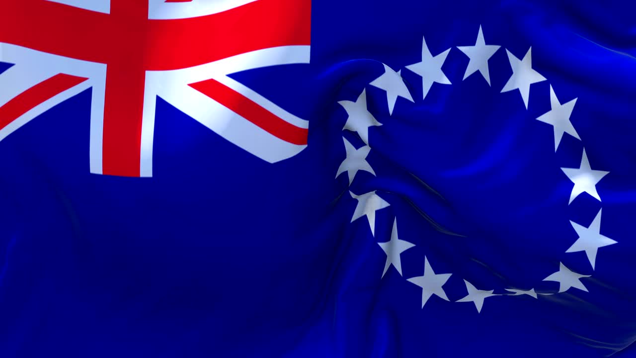 섬의 발은 바람에 느린 동작 애니메이션 4k 현실적인 직물 질감 발 부드럽게 바람 날 연속적인 원활한 루프 배경에 불고 있습니다.