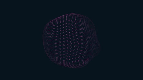 Green-dotted-3d-sphere-on-black-background