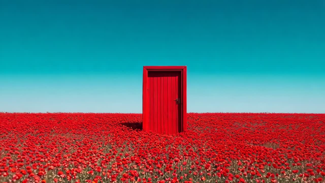 은 꽃의 에서 빨간 문