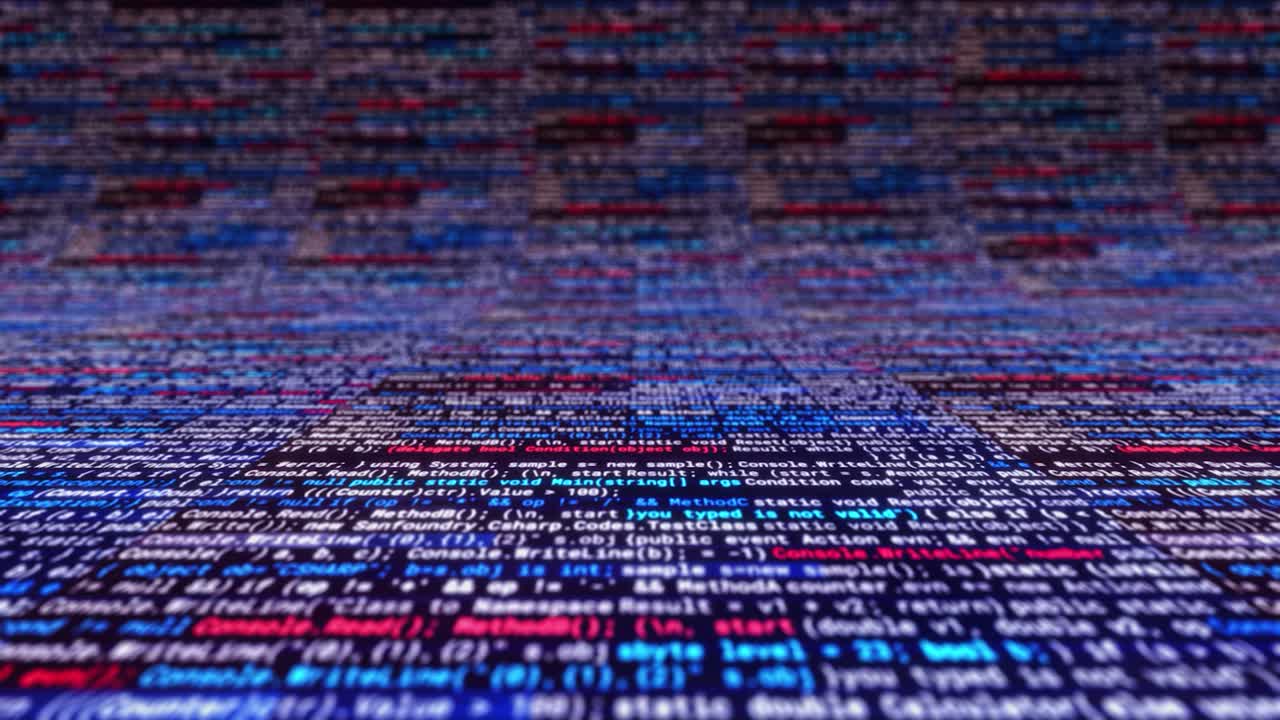 fondo de código de computadora abstracto