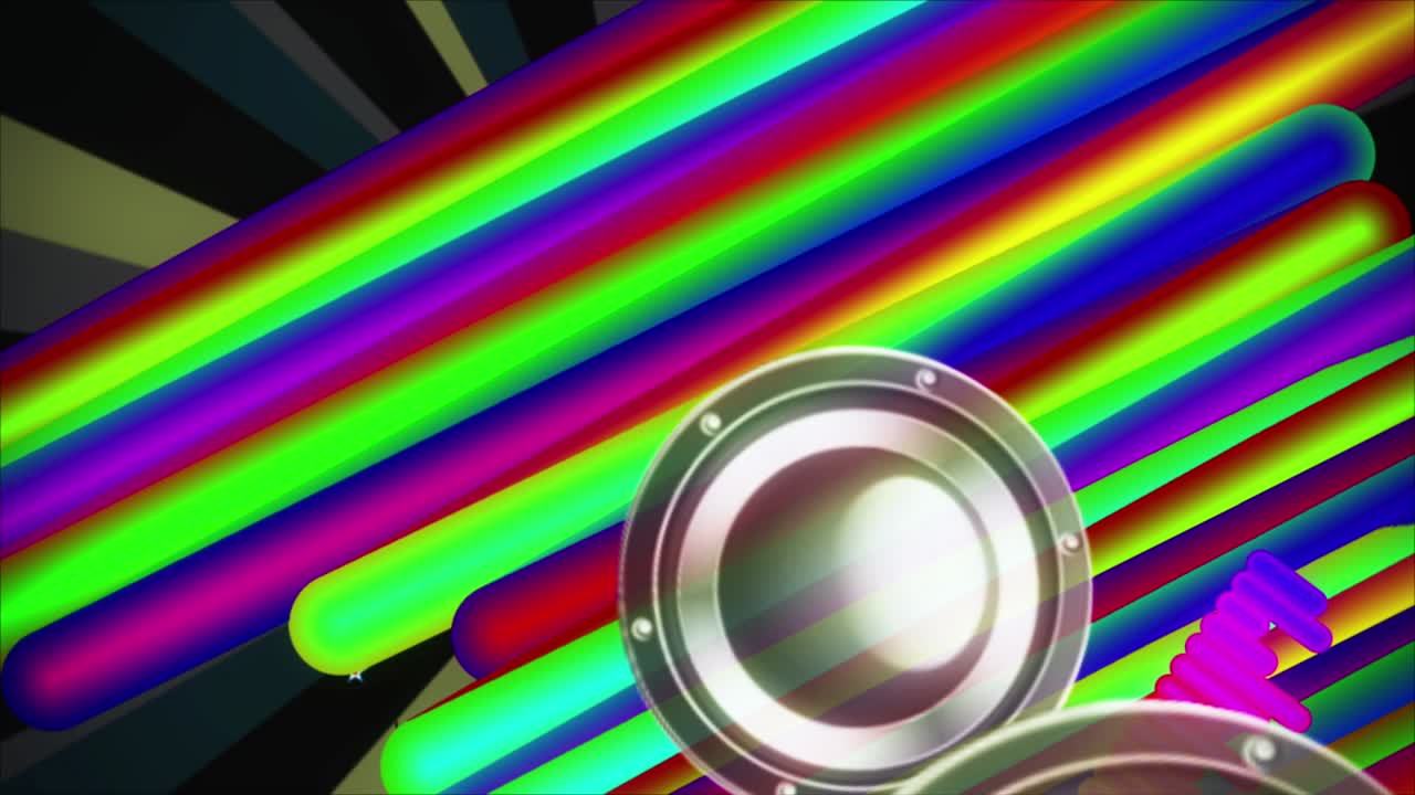 음악 스트럼 빈티지 vj 루프