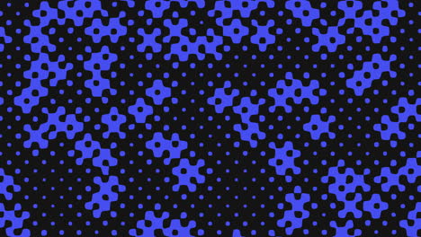 Liquid-monochromatic-blue-dots-pattern