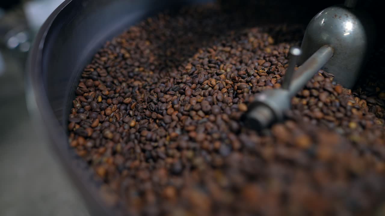 proceso de tostado de granos de café