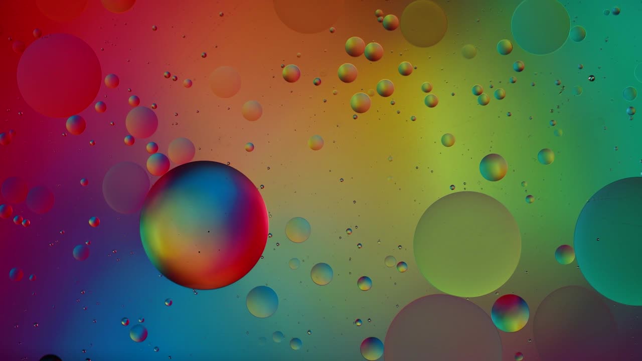 Abstract Colorful Bubbles