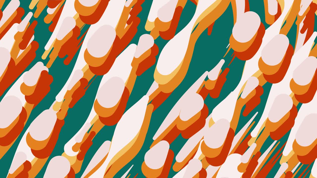 Seamless Round Green And White Background