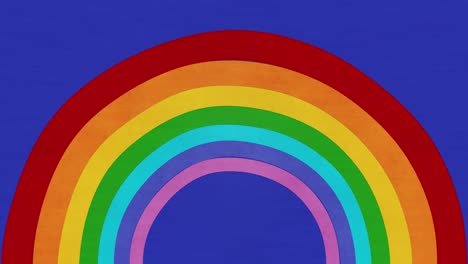 painted rainbow animation