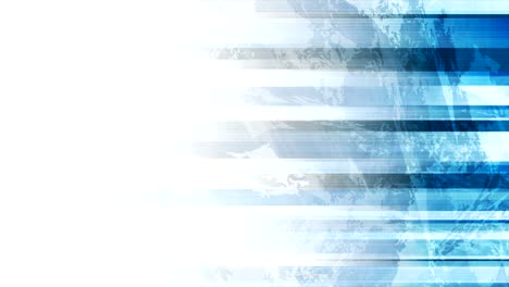 blue and white stripes abstract grunge tech motion background