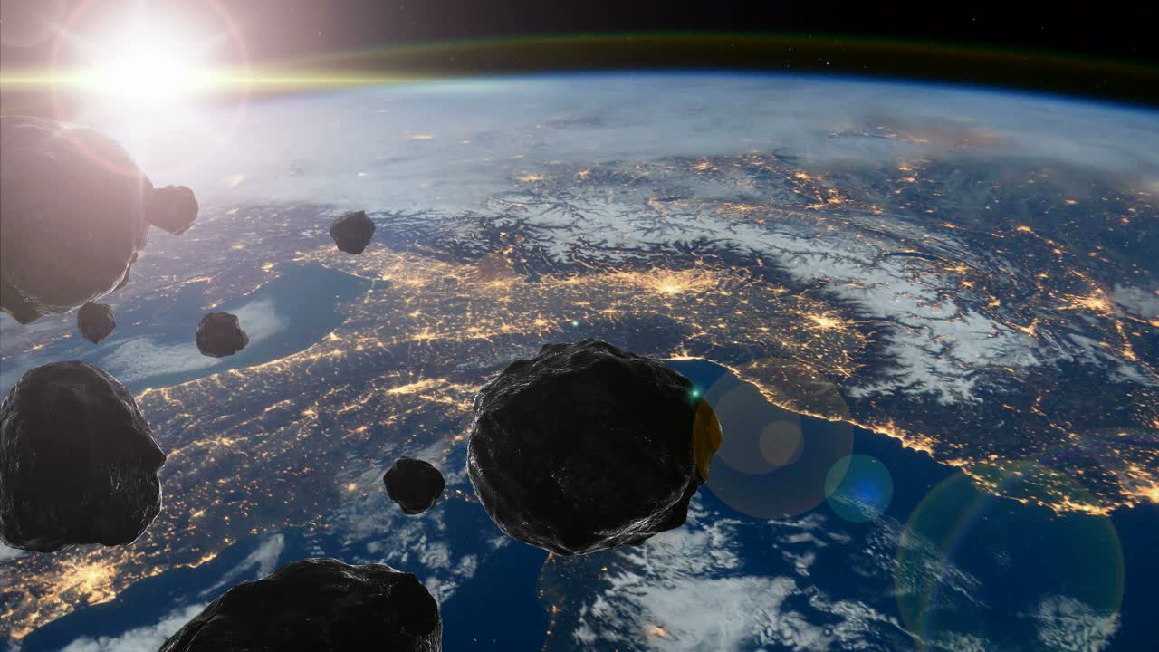 земля и астероиды