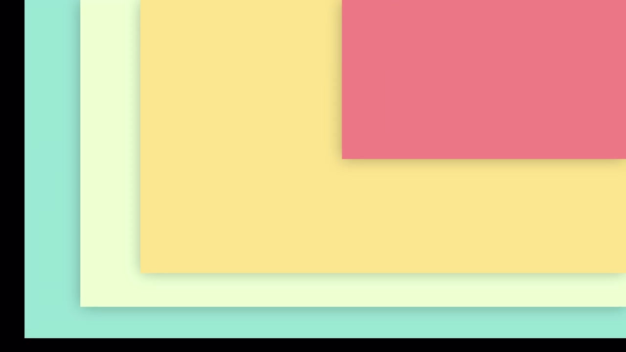 Abstract Motion Graphic with Expanding and Contracting Colorful Rectangles