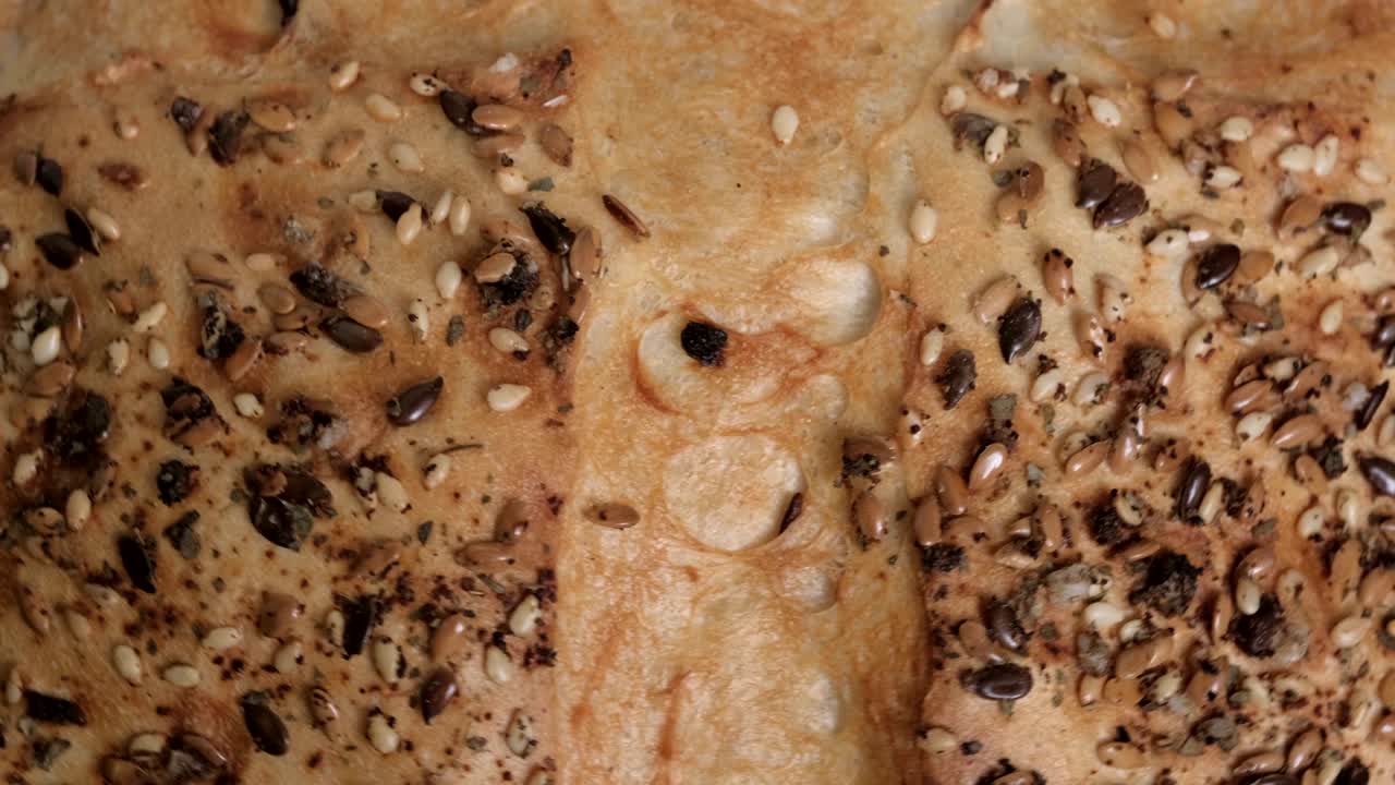 식료품 비디오 스플래시, 회전 배경