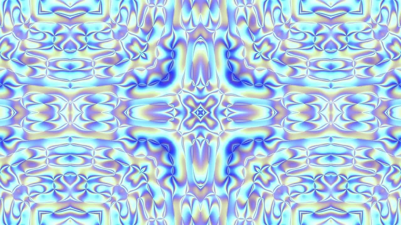 Sfondo astratto effetto lamina con grafica in movimento in loop continuo. Superficie a mosaico olografico 4K animata e di tendenza.