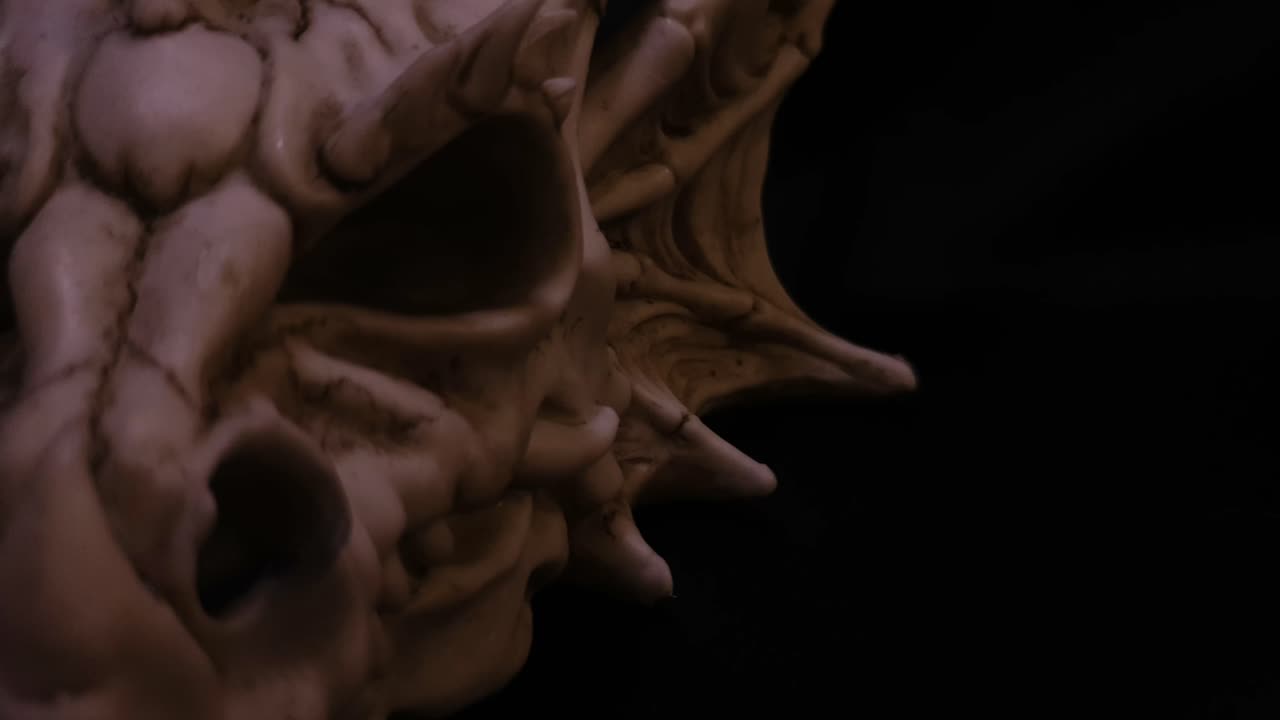 cabeza de dragón mítico