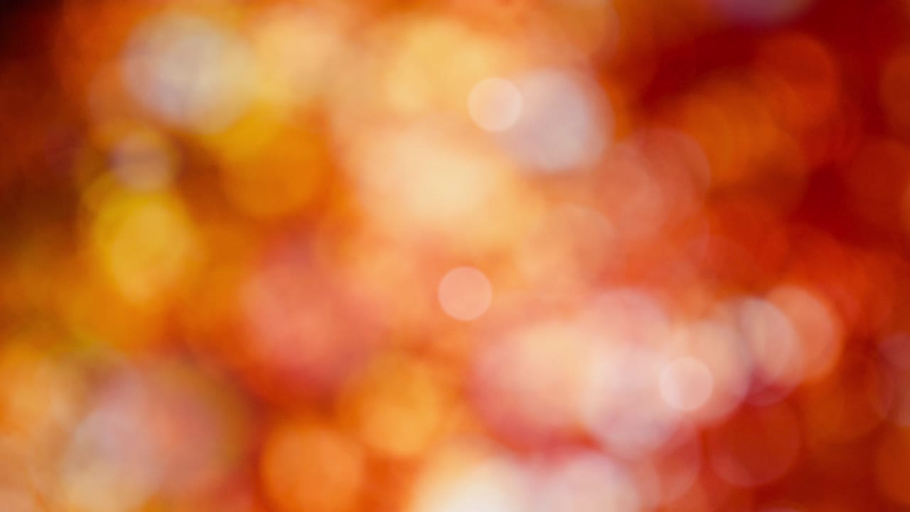 abstracto de fondo de otoño video bokeh