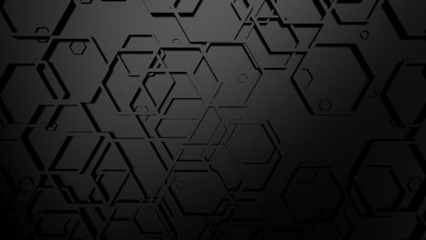 animated hexagons background