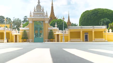 royal palace cambodia king residence gate phnom penh home building landmark