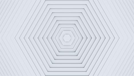 fondo animado de hexágonos. sin costuras