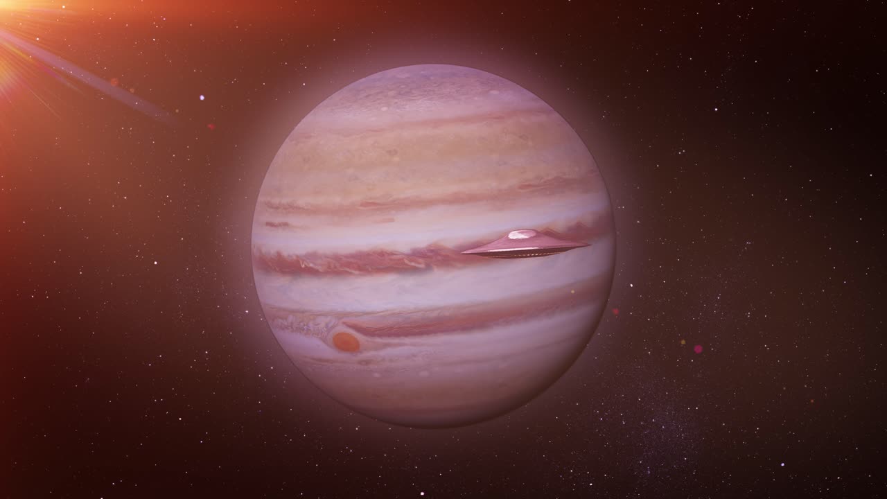 ovni cerca de júpiter